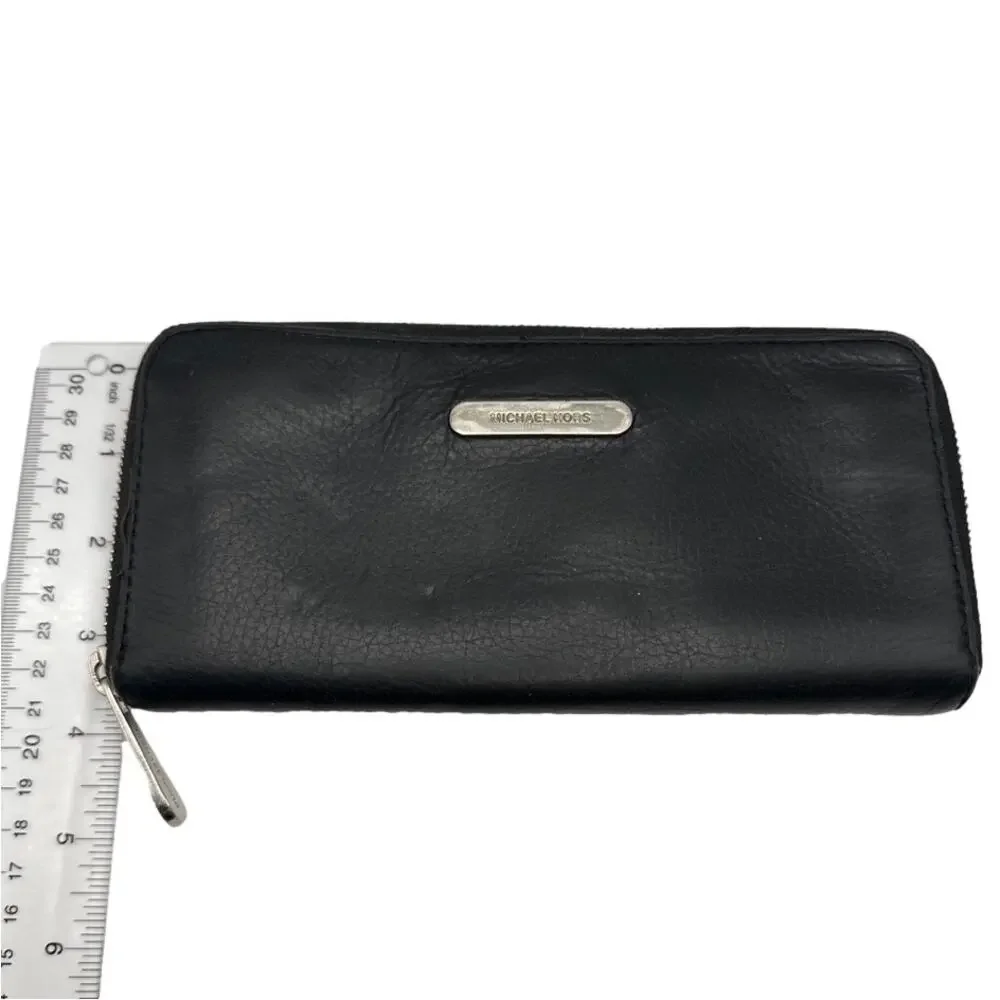 Michael Kors Black Zip Around Wallet